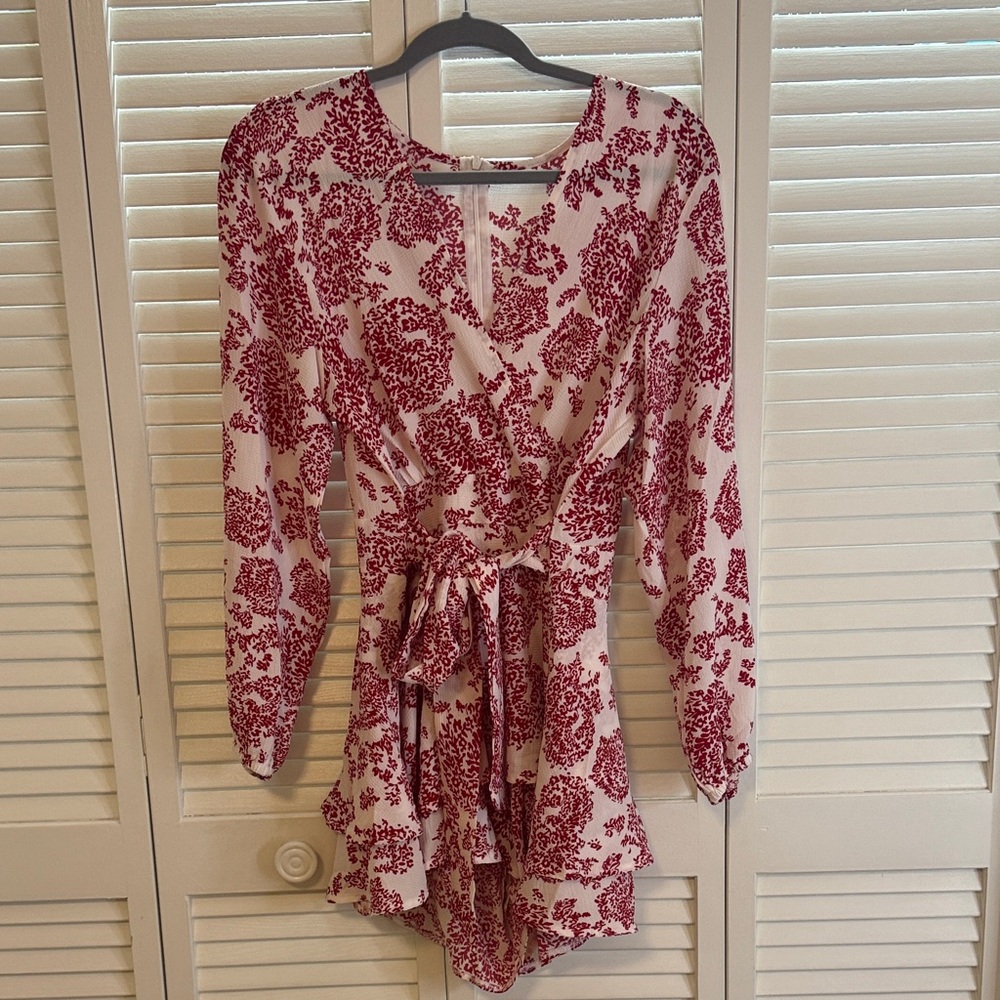 Floral Long Sleeve Romper